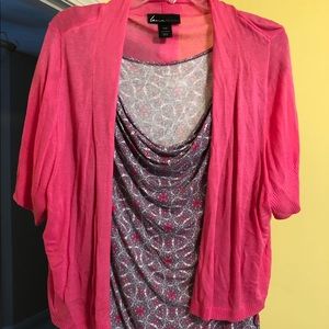 Lane Bryant tank with sweater